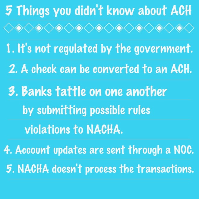 5 things about ACH